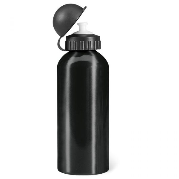 Borraccia Sportiva in Alluminio 600ml nera