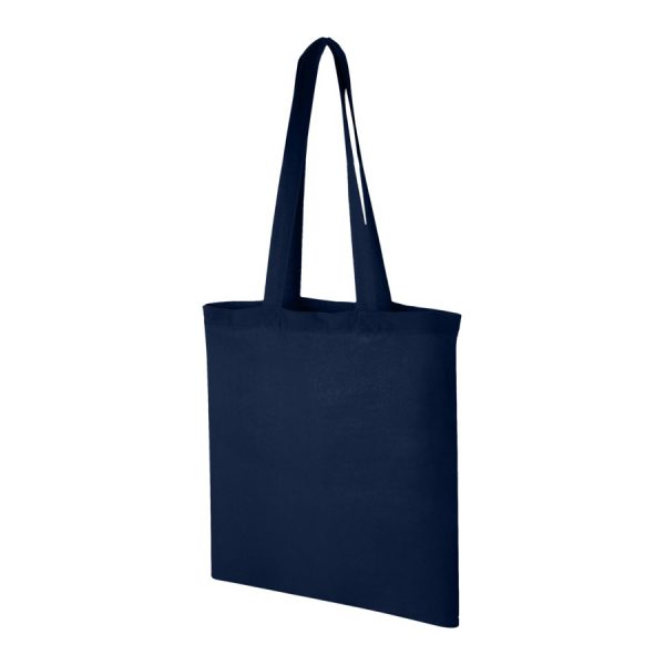 Shopper in Cotone Colorate 140gr navy