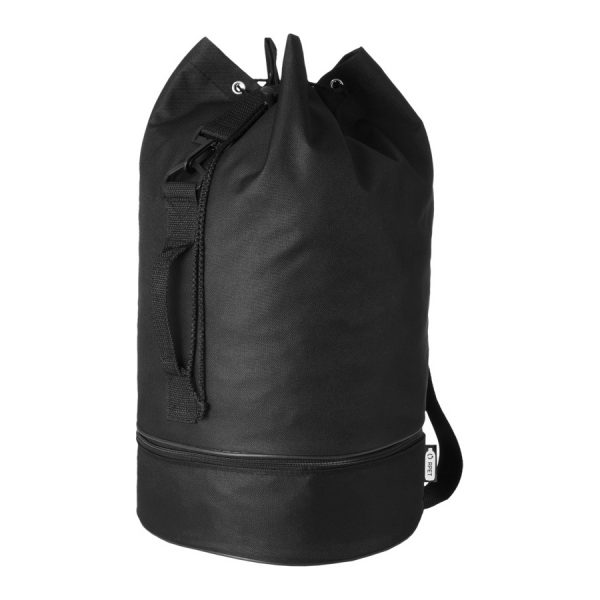 Borsone Waterproof in Plastica Riciclata 20L nero