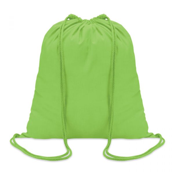 Zainetti a Sacca in Cotone Colorati lime