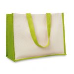 Borsa in Juta Personalizzata lime