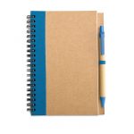 Blocco Notes A5 Ecologico con Penna blu