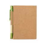 Notes A7 con Penna in Carta Riciclata lime