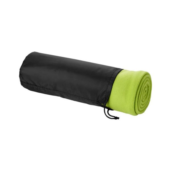 Coperta in Pile con Custodia Personalizzata lime