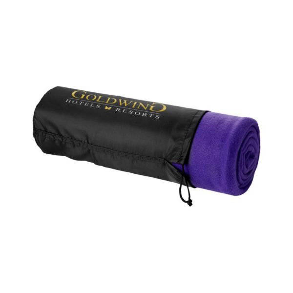 Coperta in Pile con Custodia Personalizzata