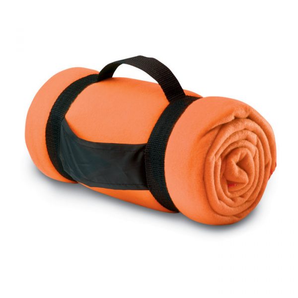 Coperta in Pile arancione