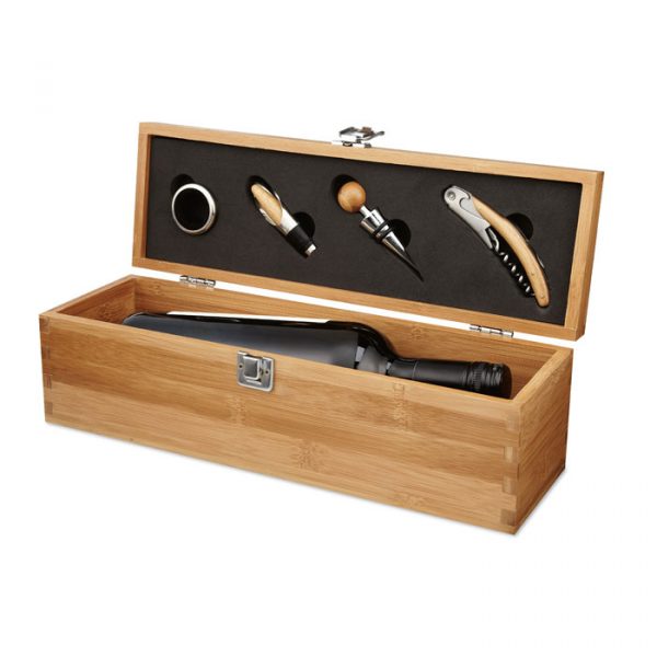 Set Vino in Legno