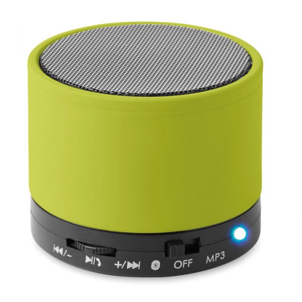 Speaker Bluetooth Round Economico lime