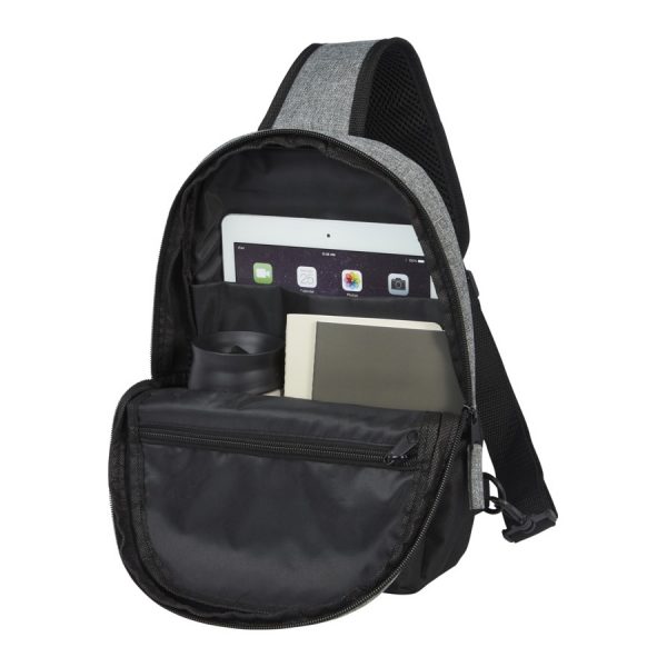 Zaini Monospalla RPET personalizzati con Logo interno